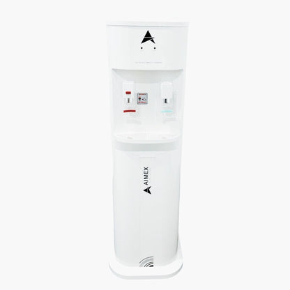 Aimex Hot & Cold Water Dispenser (No Filter Bottle, Black & White)
