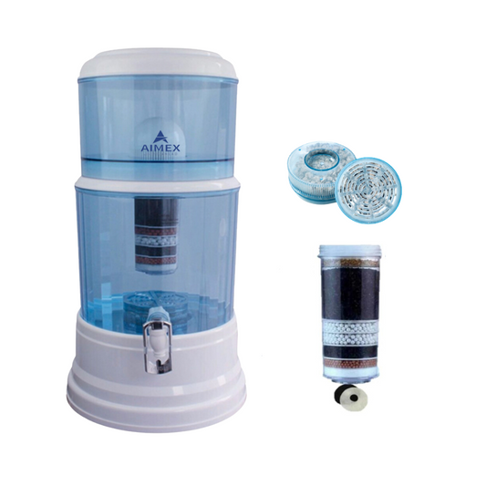 20L Water Dispenser Benchtop Purifier With 1 Fluoride Filter & Maifan Stone