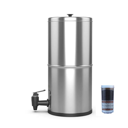 Water Dispenser Stainless Steel Water Purifier Steel Tap with 8 Stage Fluoride Filter