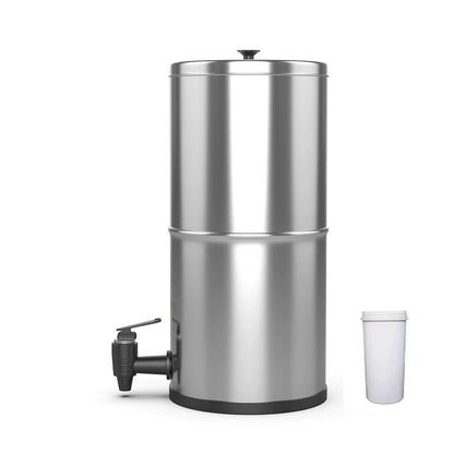 Water Dispenser Stainless Steel Water Purifier Stainless Steel with 8 Stage White Filter