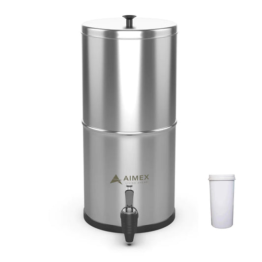 Water Dispenser Stainless Steel Water Purifier with 8 Stage White Filter