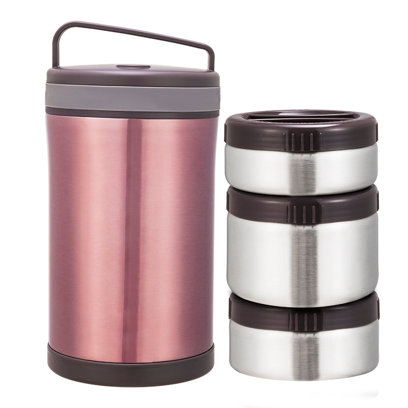 Bento Lunch Box Thermal Insulated Lunch Box Stainless Steel