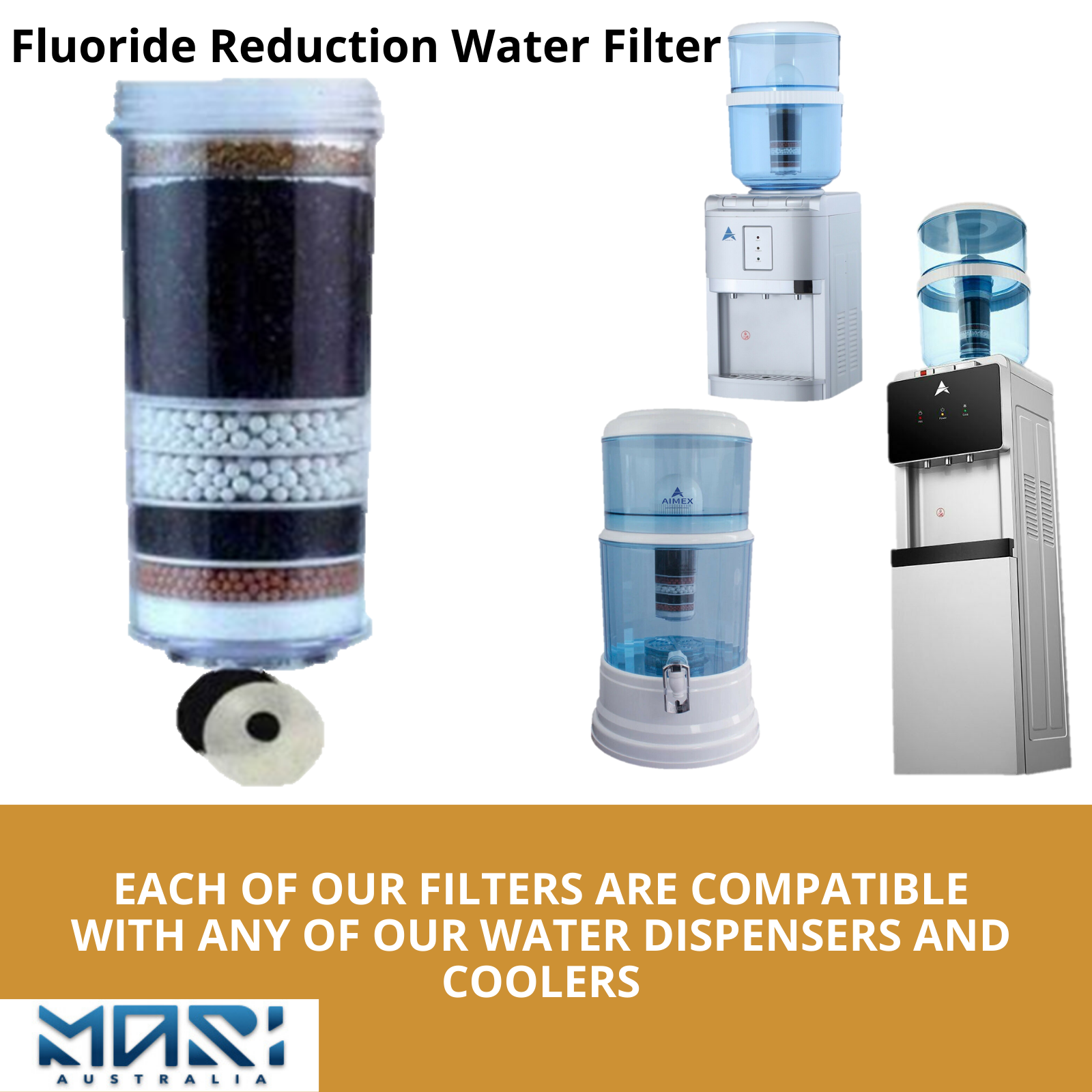 8 Stage Water Filter with Fluoride Reduction Control BPA Free - Mari Australia